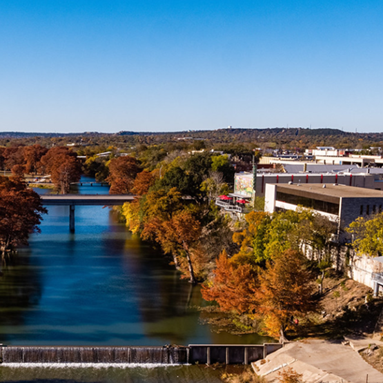 Hill Country aerial view